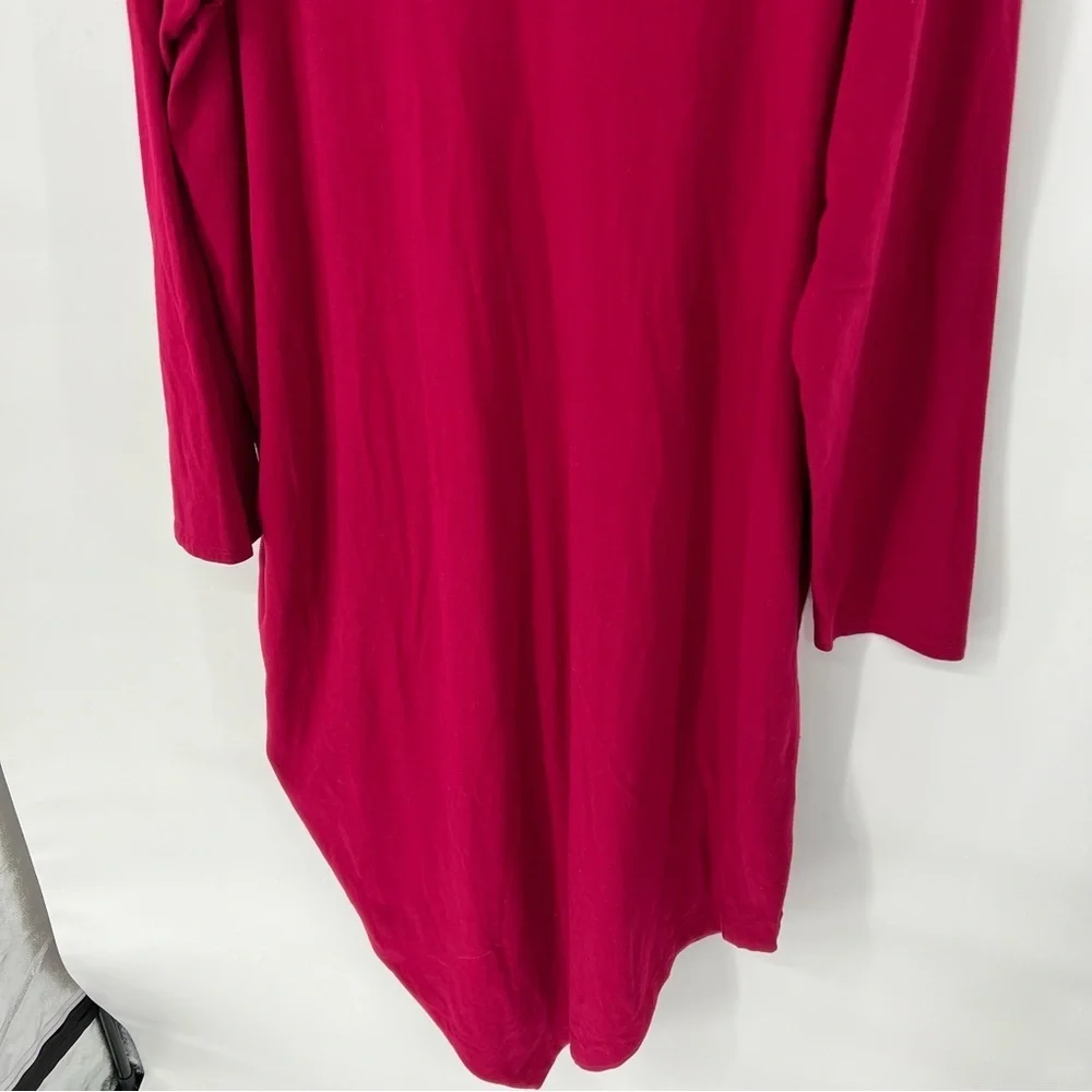 Universal Standard Asymmetrical Cotton‎ Long Sleeve Dress